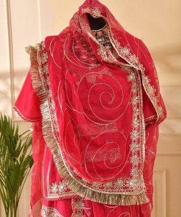 Aari Work Rani Poshak