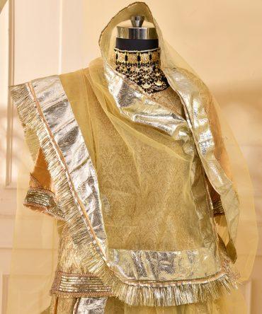 Zari Handwork Cream Poshak