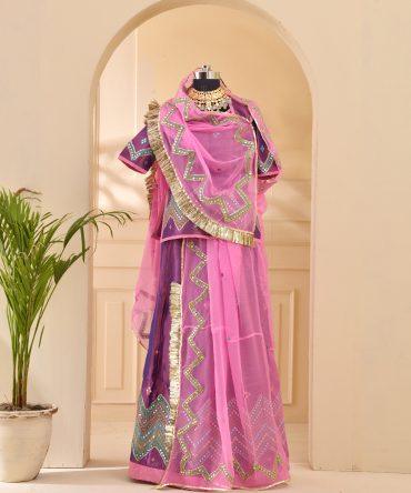 Tissue patch work poshak